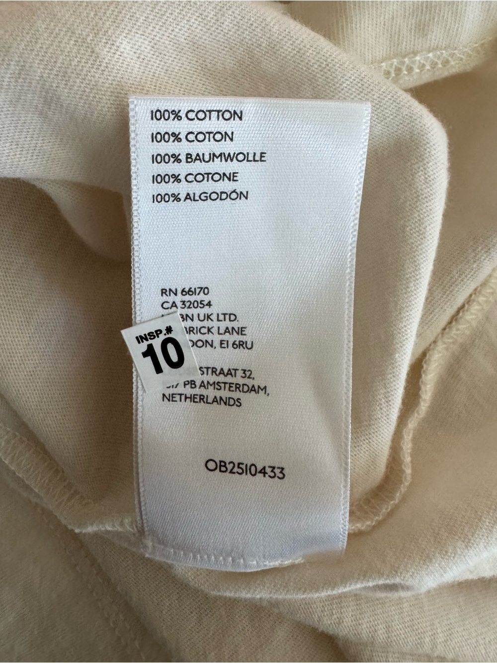 Anthropologie Maeve Evelyn Ivory Pattern Graphic Tee Shirt Size Medium New - Picture 10 of 12
